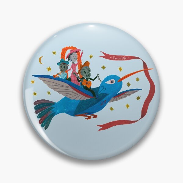Item preview, Dia de Muertos Bird (ver.1) designed and sold by JohnParraArt.