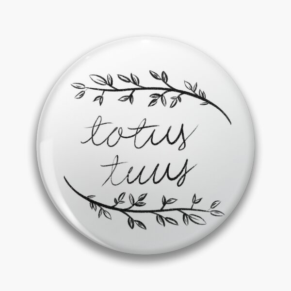 Item preview, Totus tuus in leaves designed and sold by maryskinn.