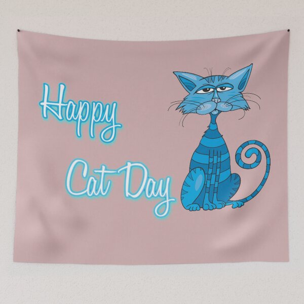 Item preview, Happy Cat Day designed and sold by Nesro34.