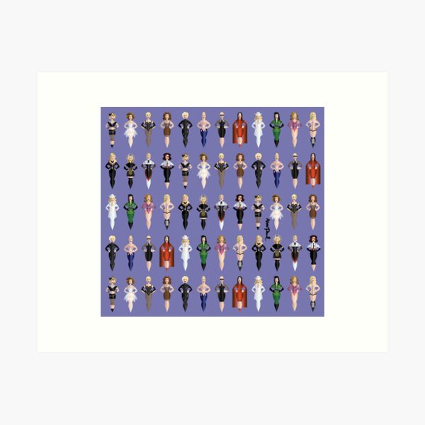 Our Lady Of Fashion by Alon Paul Art Print