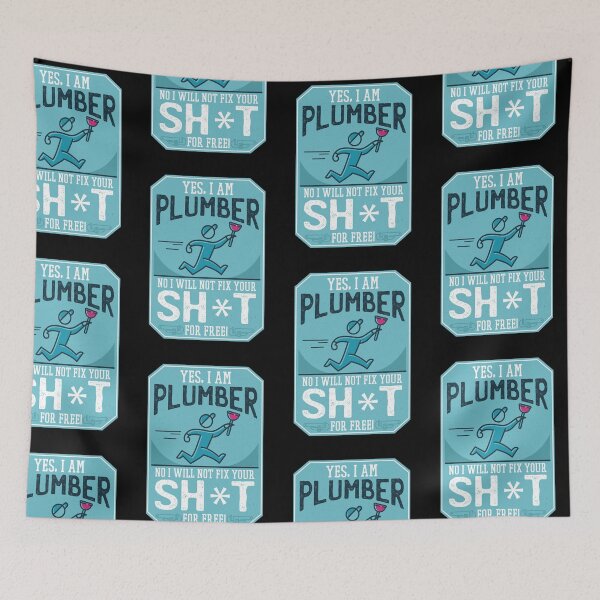 Item preview, funny plumber quote  designed and sold by pirminio.