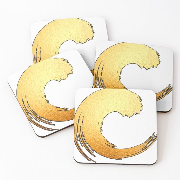 Item preview, golden curl design designed and sold by LynksArts.