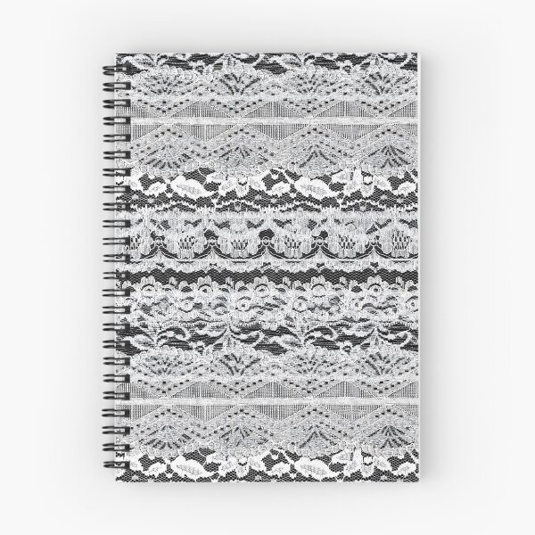 Item preview, White Lace Print on Black designed and sold by AdinaRose.