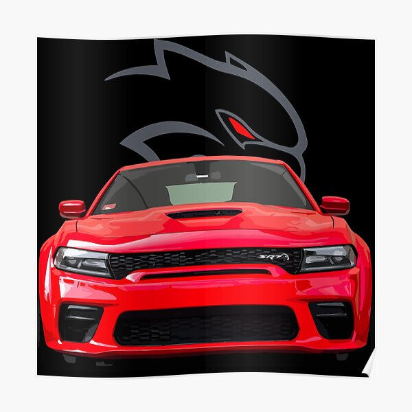 Red Hellcat Front Poster