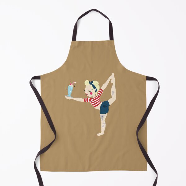 Pin Up Yoga Apron