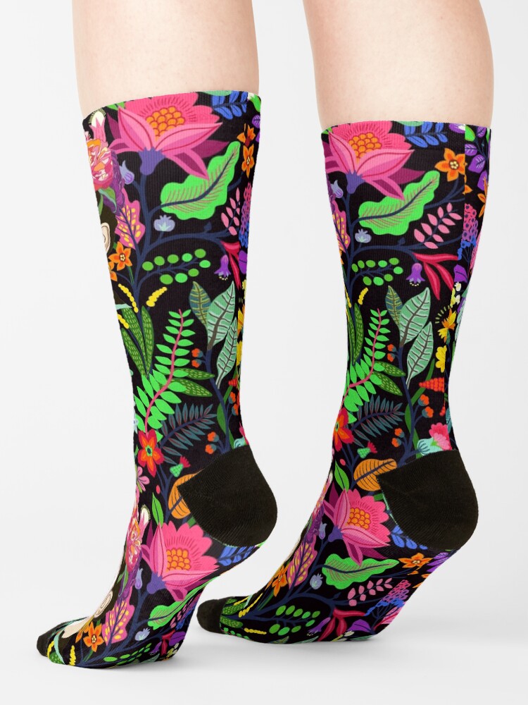 Alternate view of Frida in Bloom Socks