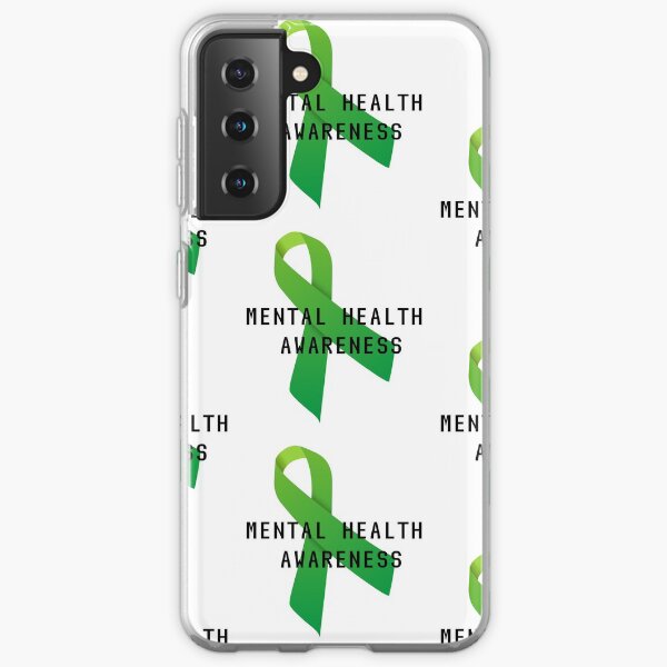 Mental Health Awareness Ribbon Samsung Galaxy Soft Case