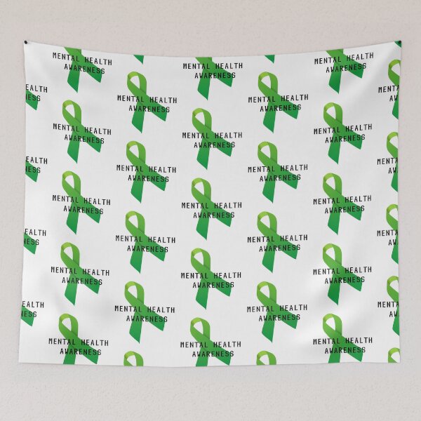 Item preview, Mental Health Awareness Ribbon designed and sold by ngwoosh.