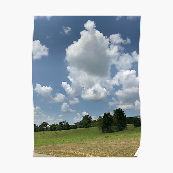 Clouds - Image to complete the floor plan and widen narrow spaces Poster