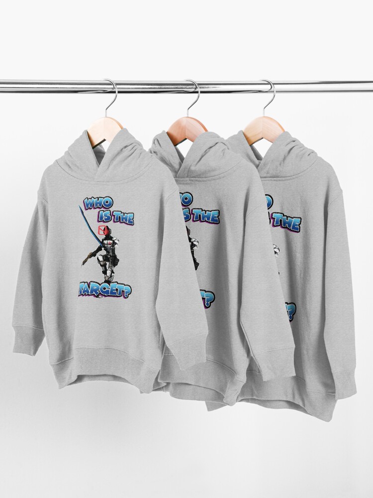 Alternate view of Zer0 The Assassin Who Is The Target? Borderlands Toddler Pullover Hoodie