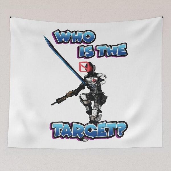 Item preview, Zer0 The Assassin Who Is The Target? Borderlands designed and sold by ProjectX23.