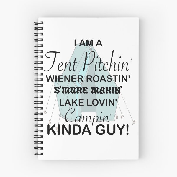 Item preview, I AM A TENT PITCHIN' CAMPIN' KINDA GUY designed and sold by CalliopeSt.
