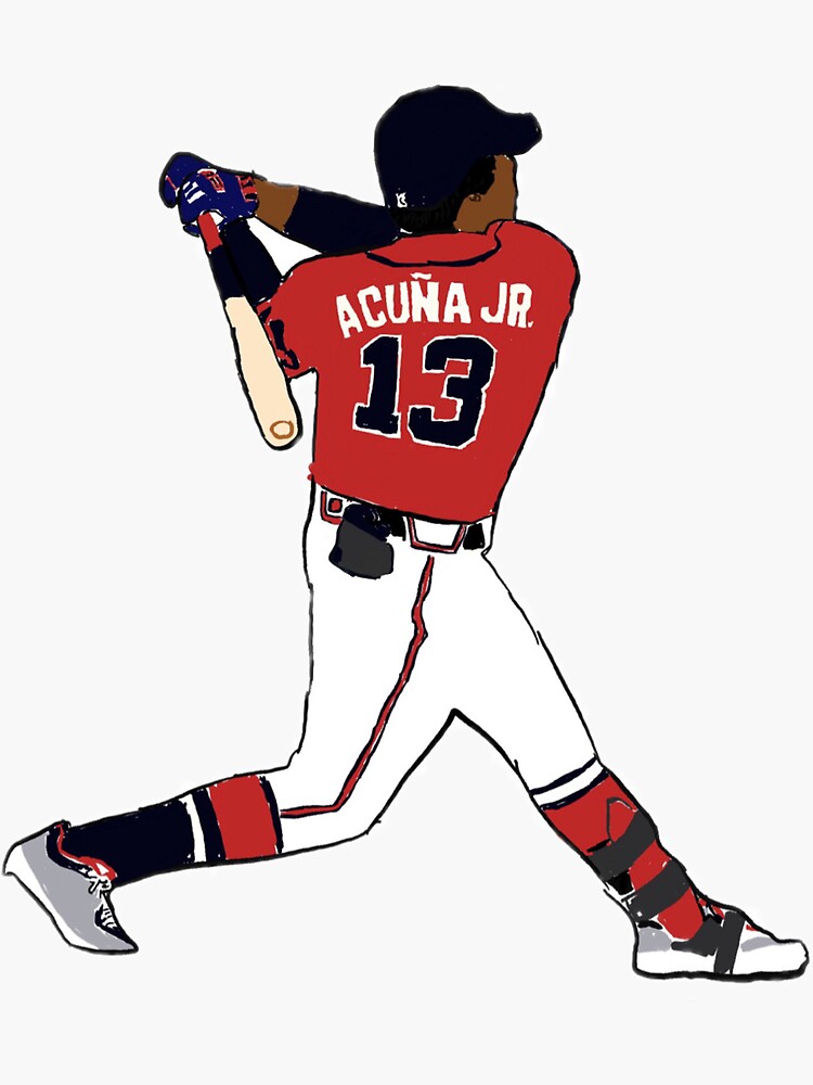 Ronald Acuña Jr. Atlanta Braves Sticker 