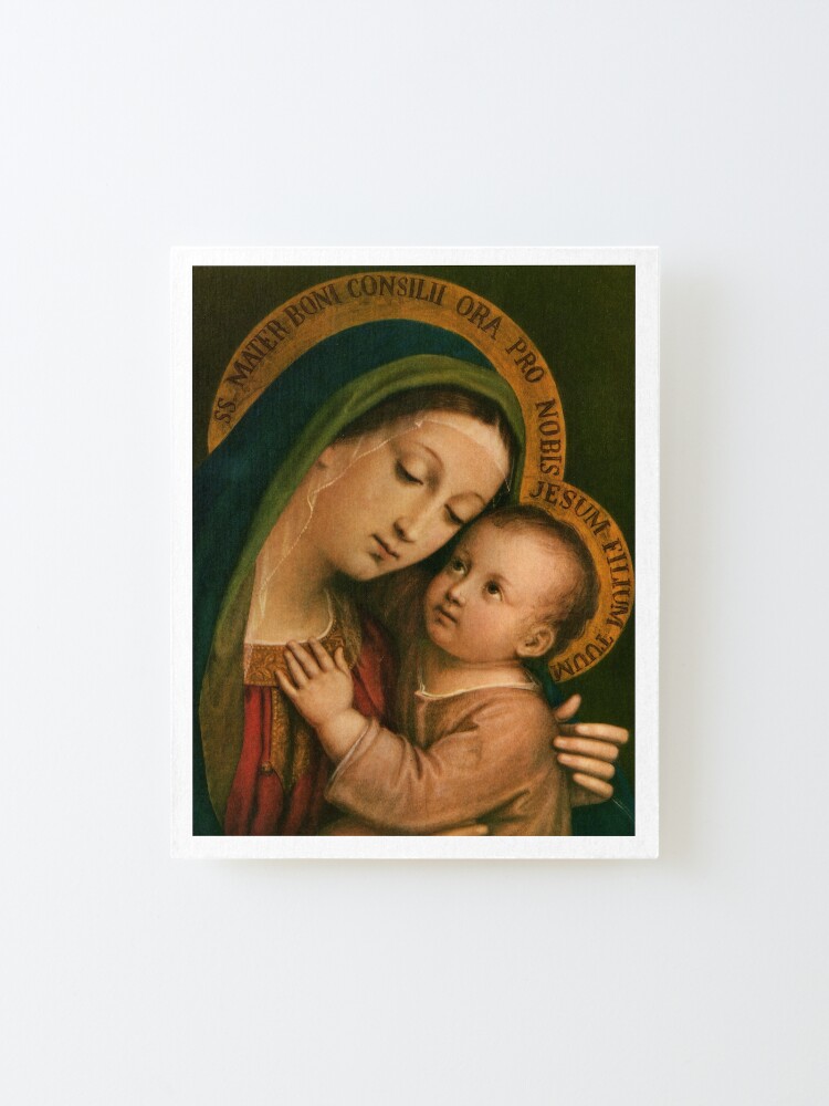 Alternate view of Our Lady of Good Counsel Mounted Print