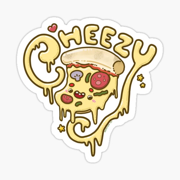 So cheesy! Sticker