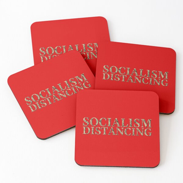 Item preview, Socialism Distancing Funny Political Design designed and sold by JG0024.