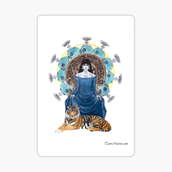 Item preview, Nine of Grails - Nueve de Grails designed and sold by tarotmuertos.