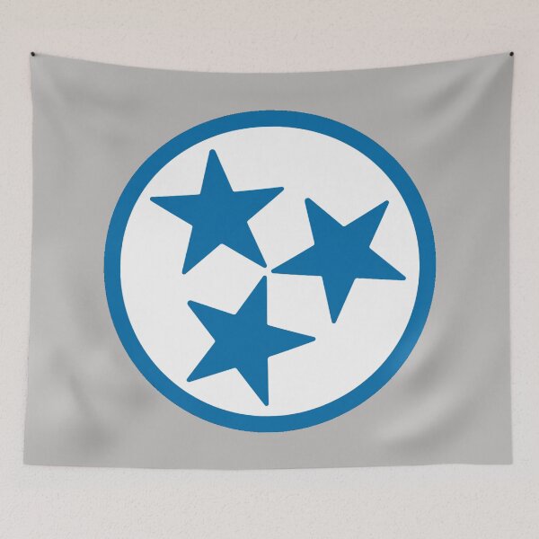 Item preview, White & Blue Tri-Star designed and sold by tennessee-carly.