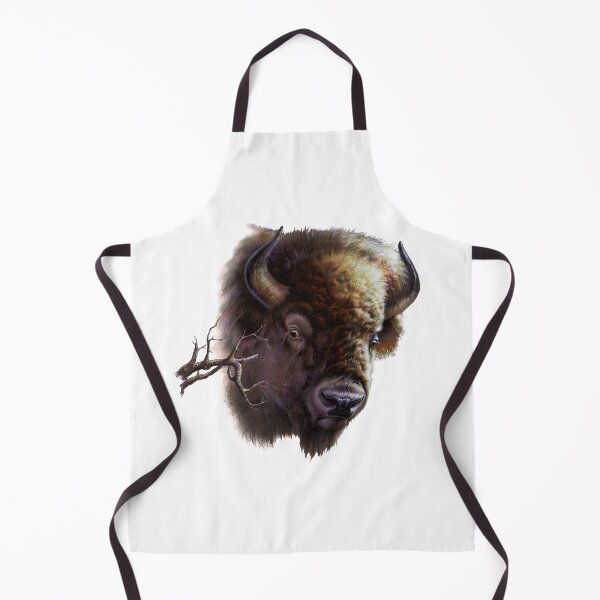 Item preview, Buffalo Portrait designed and sold by Salmoneggs.