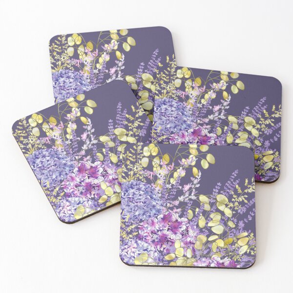 Item preview, Hydrangea, Lavender, Honesty (Money Plant), Sea Lavender & Grasses  designed and sold by Fiona Calder Designs.