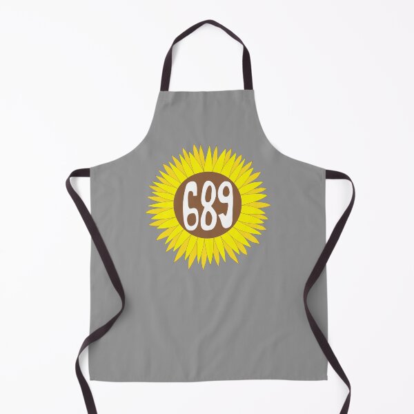 Item preview, Hand Drawn Florida Sunflower 689 Area Code designed and sold by itsrturn.