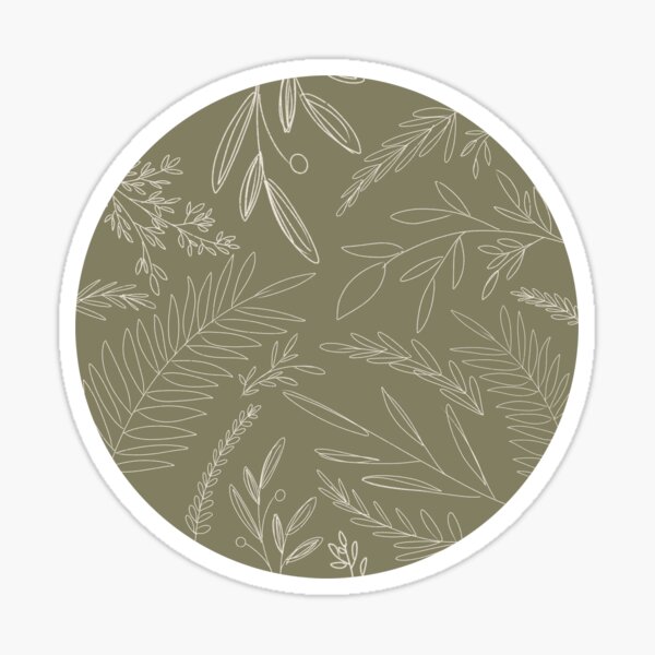 Item preview, green doodles designed and sold by Brenda Maldonado.