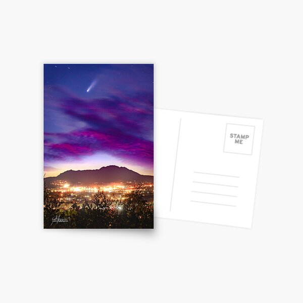 Neowise Over Granite Mountain Postcard