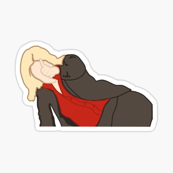"Leslie Knope Thumbs Up Outline" Sticker for Sale by brittreynolds