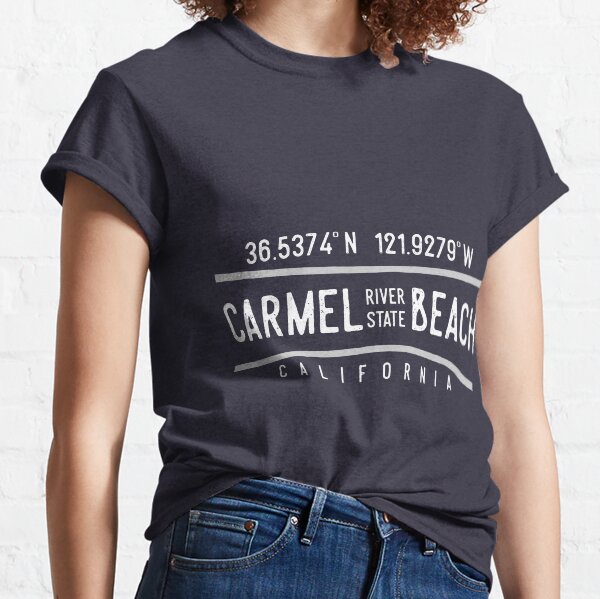 Carmel River State Beach Coordinates Classic T-Shirt