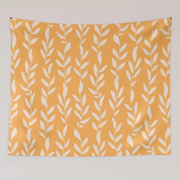 Item preview, Yellow Minimal Plants Pattern designed and sold by sorbetedelimon.