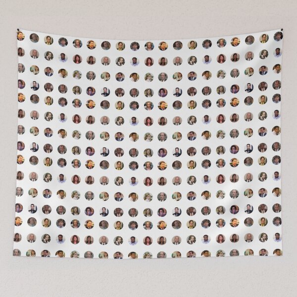 Item preview, The Office Cast Stickers designed and sold by HiNoonStudio.