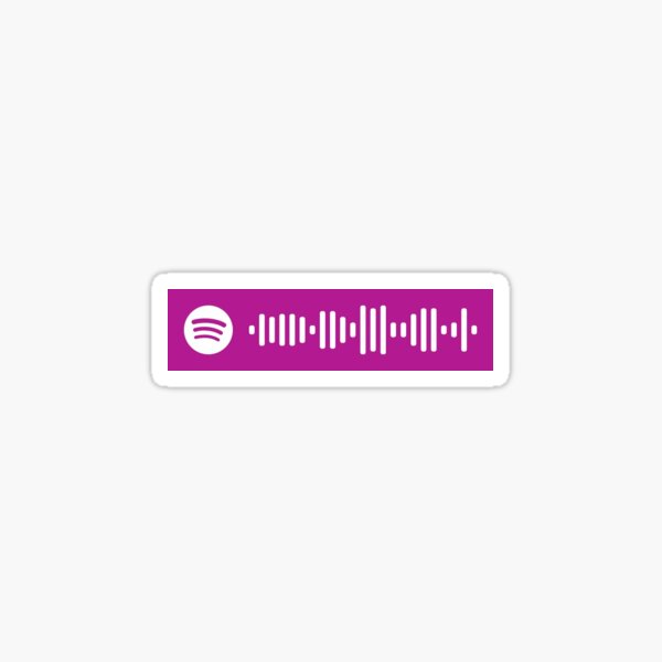 blink-1982 spotify code Sticker