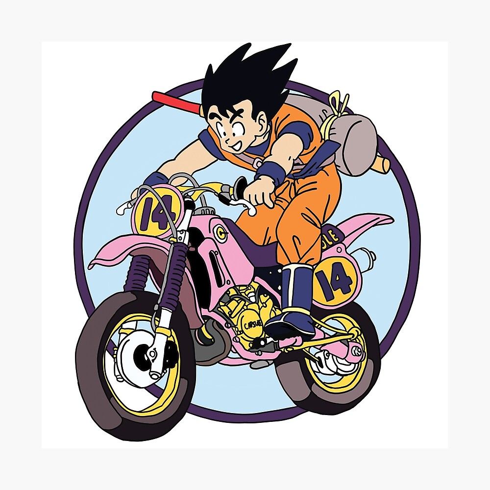 Goku Dragon ball Capsule Corp Moto