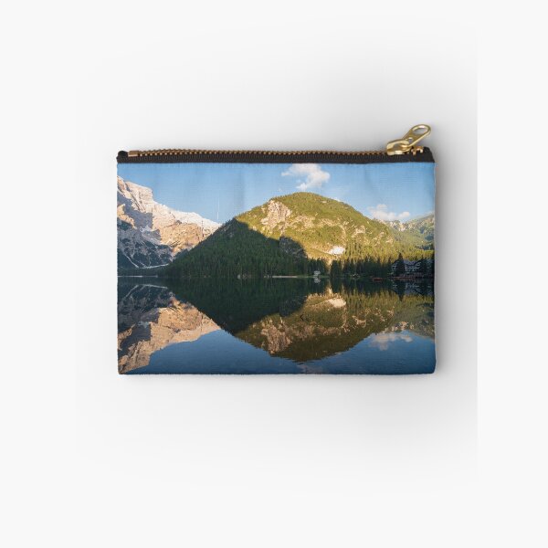 Item preview, Mountain landscape reflected in the waters of Lake Braies designed and sold by brambillasimone.