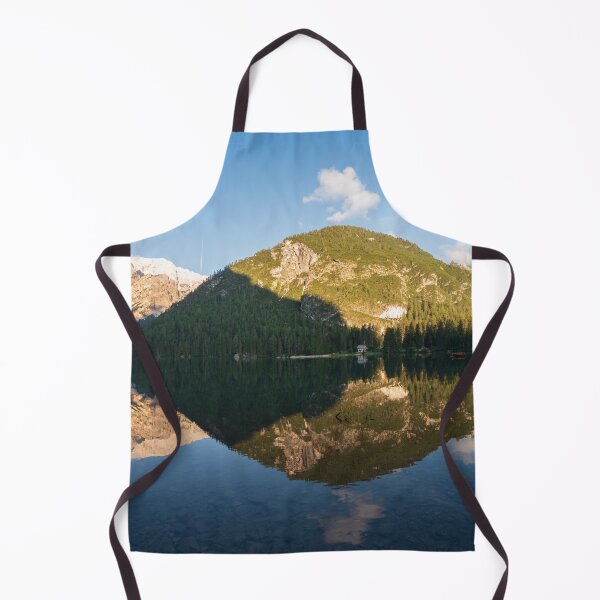 Item preview, Mountain landscape reflected in the waters of Lake Braies designed and sold by brambillasimone.