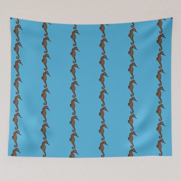 Item preview, Spiny BROWN Seahorse Sticker designed and sold by MOUKI96.