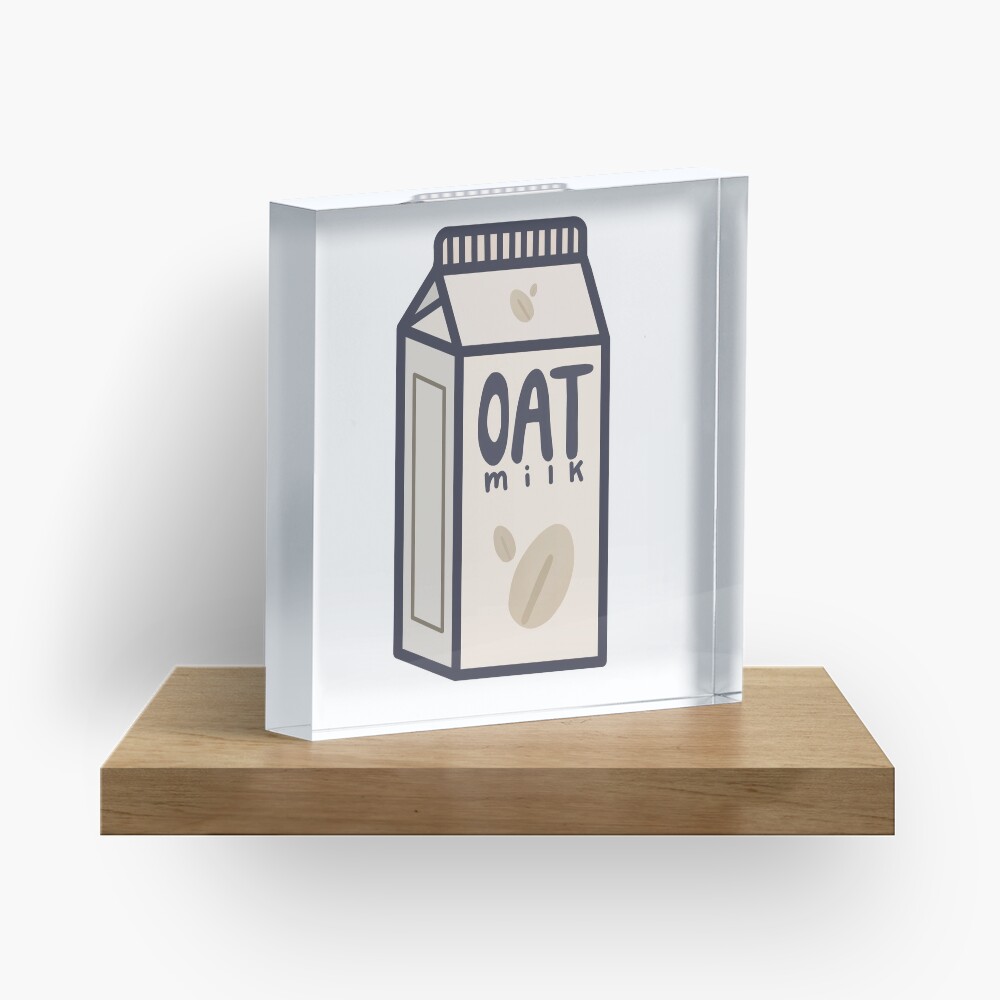 Oat Milk Acrylic Block