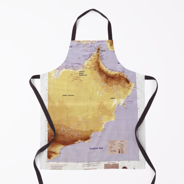 Item preview, United Arab Emirates & Oman Map (2005) designed and sold by allhistory.