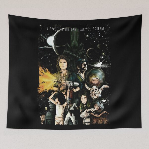 Item preview, In Space No One Can Hear You Scream designed and sold by SideQuest - Scribbled Chaos!.
