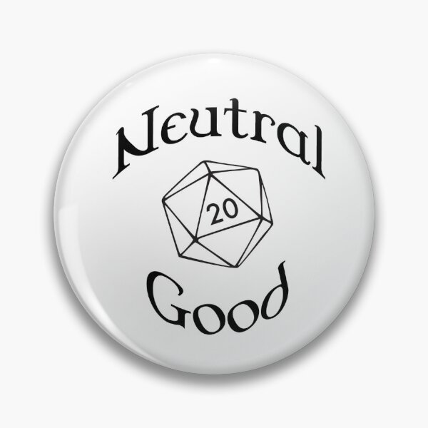 Item preview, Neutral Good Character Alignment d20 designed and sold by Zen's Doodles.