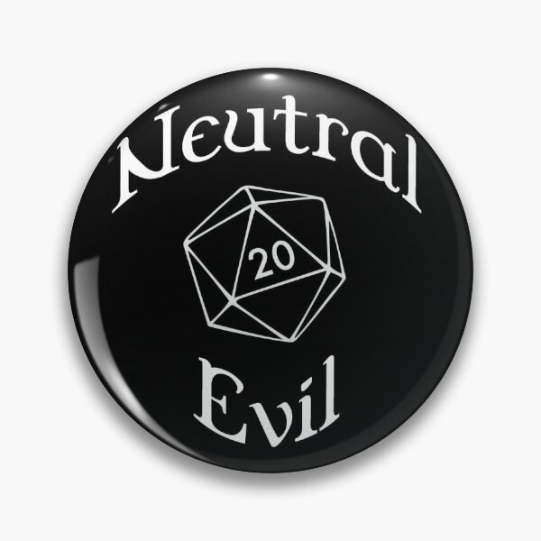 Item preview, Neutral Evil Character Alignment d20 designed and sold by Zen's Doodles.