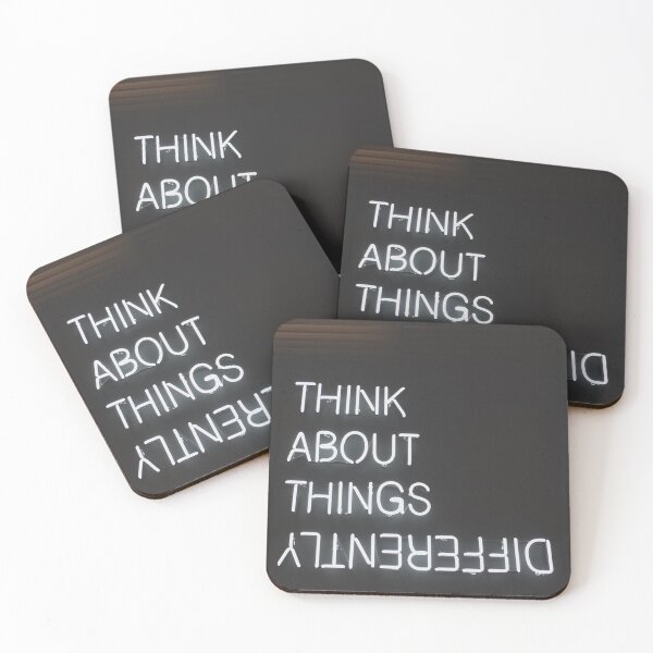 Item preview, Think About Things Differently Neon Sign designed and sold by chelseapearl.