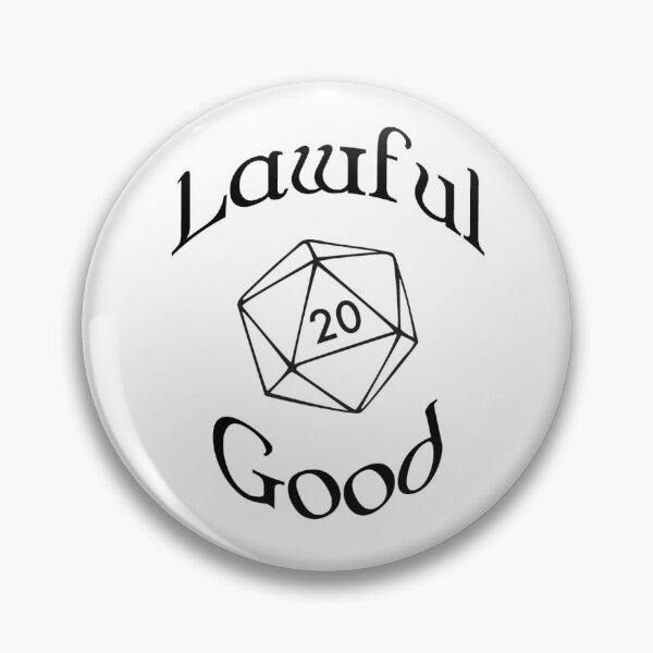Item preview, Lawful Good Character Alignment d20 designed and sold by Zen's Doodles.