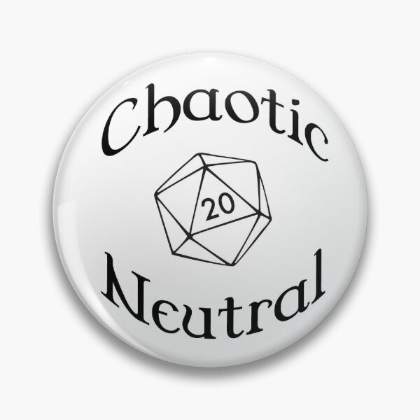Item preview, Chaotic Neutral Character alignment d20 designed and sold by Zen's Doodles.