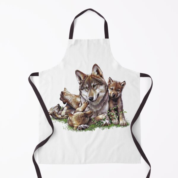 Item preview, Playful Wolf Pups designed and sold by Salmoneggs.