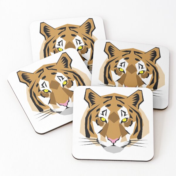 Item preview, Tiger Geometric Art designed and sold by WildByNature.