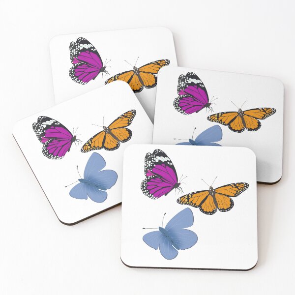 Item preview, Three Butterfly Print designed and sold by allisonjundt.