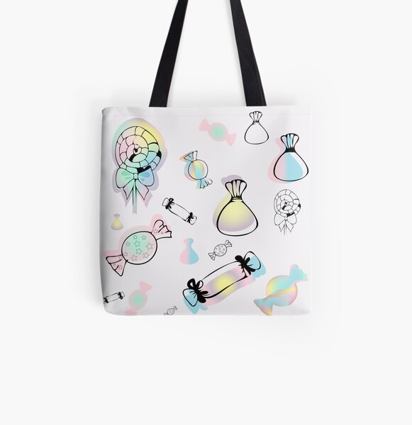 Seamless pattern. Rainbow sweets All Over Print Tote Bag
