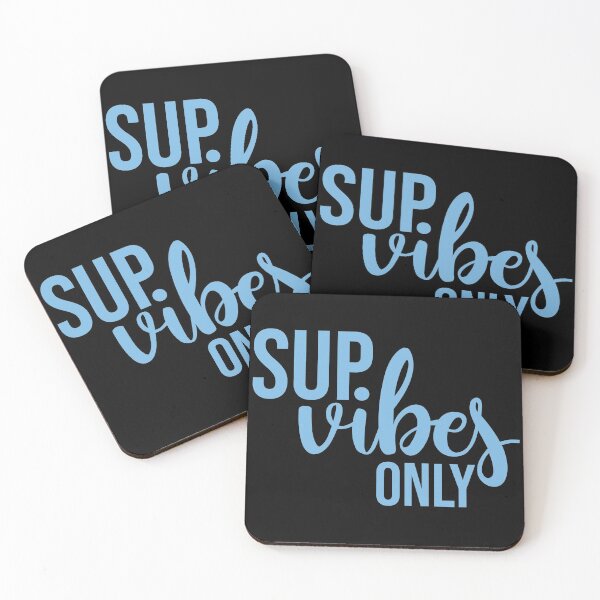 Aperçu de l'œuvre Sup Vibes Only Stand up paddle Lover SUP Paddleboard Gift créée et vendue par GikaDesigns.
