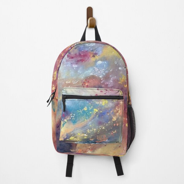 Item preview, Abstract Galaxy Painting in Red, Yellow, and Rainbow designed and sold by Hannah Rothstein.